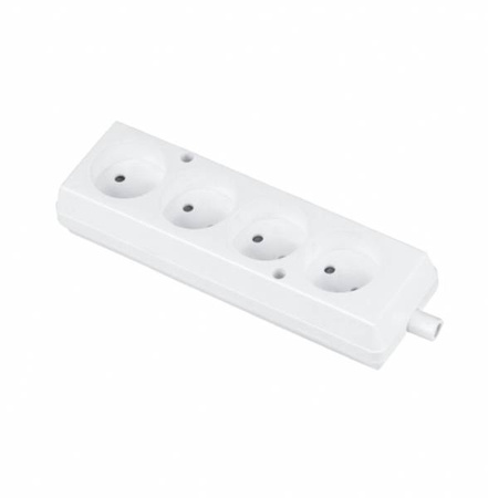 Gniazdo wtyczkowe poczwórne 4x2P 16A 250V  GN-460
