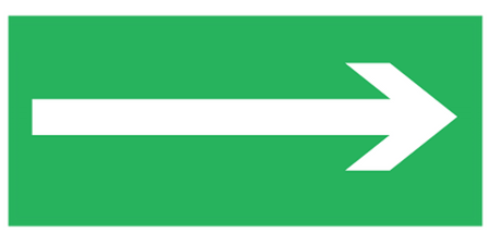 100x300 P01 Piktogram "strzałka  prawo"