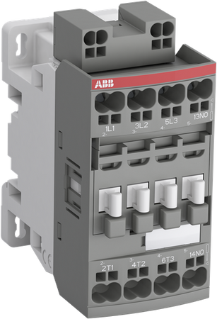 ABB Stycznik AF30-30-00K-11 3-polowy Moc znamionowa AC-3: 15kW Prąd roboczy AC-3: 32A Napięcie cewki: 24-60V AC/DC Zacisk: Push-In