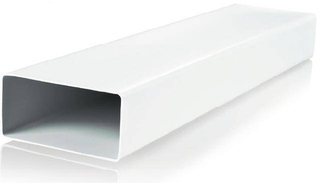 VENTIKA Kanał płaski 110x55mm długość: 1,5 mb biały KP55-11