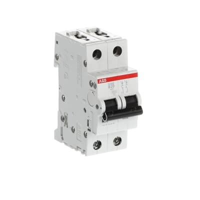 ABB Wyłącznik nadmiarowo-prądowy serii STANDARD 2-polowy B 20A 6kA S202-B20