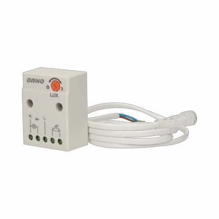 ORNO Czujnik zmierzchowy z zewnętrzną sondą 2-100 LUX/OR-CR-233