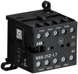 ABB Przekaźnik stycznikowy K6S-31Z-1.7-71, Napięcie cewki: 24V DC, Styki robocze: 3NO + 1NC