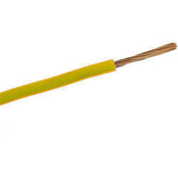 Przewód jednożyłowy giętki H07V-K (LgY) 2,5mm² zielono-żółty (green-yellow)