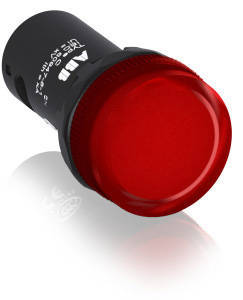 ABB Lampka kontrolna fi=22mm CL-523R;  U=230V AC Czerwona; 1SFA619402R5231  