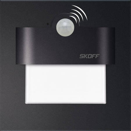 SKOFF Oprawa TANGO LED PIR Motion Sensor  10V IP20 czarny mat. /  Ciepły Biały 3000K